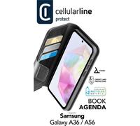 Cellularline Book Agenda 2 Case Samsung A36 5G/A56 5G Noir (BOOKAG2GALA36K)