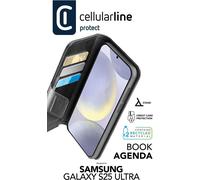 Cellularline Book Agenda 2 Etui pour Samsung S25 Ultra Black