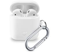 Cellularline Bounce - AirPods 1&2 Étui pour AirPods en silicone soft-touch avec crochet pour Apple AirPods 1, 2