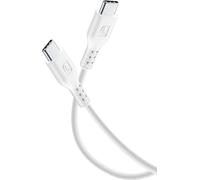 Cellularline Câble de charge USB C 2m blanc Câble de charge et de données Type-C vers USB Type