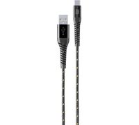 Cellularline Câble de données USB Type-C Extreme 1,2m, Noir
