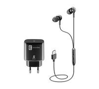 Cellularline CHARGE & MUSIC KIT Kit d'accessoires incluant un chargeur et des écouteurs pour appareils Samsung