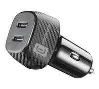 Cellularline - Chargeur Allume-Cigare 12/24V avec 2 Prises USB-C et 40 Watts de Puissance de Charge Rapide - iPhone, Samsung, Huawei et Autres Smartphones et tablettes - Noir