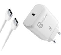 Cellularline Chargeur de voyage 25W avec câble USB-C pour Samsung blanc ACHSMKITC2CPD25WW