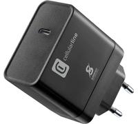CellularLine Chargeur de voyage USB type-C Ultra 65W PD Noir (60456)