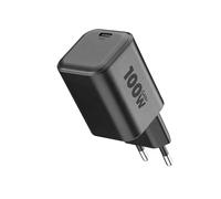 Cellularline Chargeur Secteur ACH de 100 W avec Un Port USB-C et la Technologie GaN+ pour Les Smartphones, Les tablettes et Les Ordinateurs Portables
