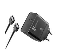 Cellularline Chargeur Super Rapide Usb C 45 W Noir Chargeur Réseau