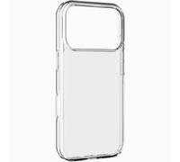 Cellularline - Clear Strong - Compatible avec iPhone 17 Pro - Coque Rigide avec Bords en Caoutchouc - Anti-Choc, Protège des Chutes et des Impacts - Contient des Matériaux Recyclés - Transparent