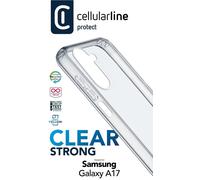 Cellularline Clear Strong - Galaxy A17 Coque rigide avec bords en caoutchouc Samsung Galaxy A17