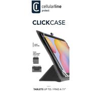 Cellularline Click Case Tablette jusqu'à 10,5" Étui Universel avec Dos Pliable Noir