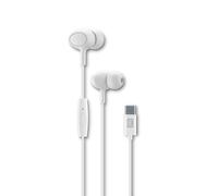 Cellularline CLOUD IN-EAR Casque stéréo Type-C avec design intra-auriculaire et microphone