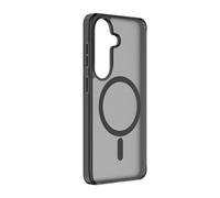 Cellularline Coque de Protection Frosty Mag pour Galaxy S26 avec Dos Rigide, Bords en Gomme, Compatible Qi2, Accessoires magnétiques et matériaux recyclés Noir