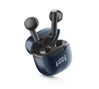 Cellularline Core Pro Écouteurs Bluetooth avec boîtier de charge, écran LED et fonction ENC