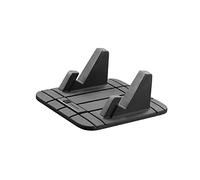 Cellularline | Dash Pad Pro - Universale | Support Smartphone Voiture pour Tableau de Bord sans Colle - Tapis Antidérapant - Universel pour Tous Téléphones Portables - Noir