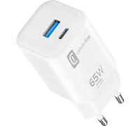 CellularLine Dual Port Travel Charger 65W White (60787) Chargeur (USB-A + USB-C)