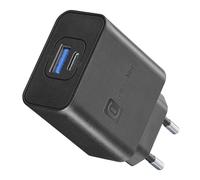 Cellular Line Chargeur secteur Dual Super Fast 25 W – 2 ports USB/USB‑C – Samsung
