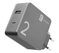 Cellularline Duo Charger - MacBook and iPhone Chargeur pour Ordinateurs Portables dotés d'un port USB-C et Smartphones, 42 W