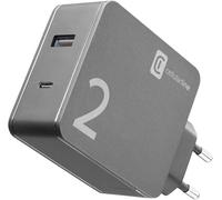 Cellularline Duo Charger - MacBook and iPhone Chargeur pour Ordinateurs Portables dotés d'un port USB-C et Smartphones, 42 W