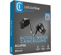 Cellularline ECLIPSE Casque intra-auriculaire sans fil Bluetooth 5.3 ANC ENC noir avec étui
