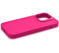 cellularline - Sensation+ pour iPhone 15 Pro - Coque Rigide en Silicone avec Finition Douce sans Effet poignée - Bords, Touches, Appareil Photo et connecteurs protégés - Rose