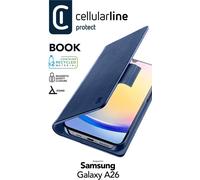 Cellularline Etui portefeuille pour Samsung A26 5G - Bleu