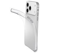Cellularline - Fine - Compatible avec iPhone 17 Pro - Coque Transparente Ultra-Fine - Anti-Rayures et Anti-Jaunissement