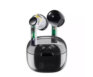 Cellularline FINE Écouteurs Bluetooth® au design original et aux finitions transparentes