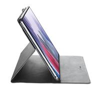 cellularline - Folio - Galaxy Tab A9+ - Étui pour Tablette avec Fonction Stand avec 3 Niveaux d'inclinaison - Protection des Angles - Compatible Mode Veille - Noir