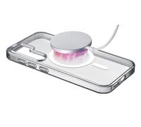 Cellularline - Gloss Mag - Compatible avec Galaxy S25 Ultra - Coque magnétique - Compatible avec la Recharge sans Fil MagSafe - Transparent