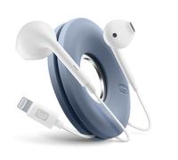 Cellularline HOOP Casque filaire stéréo pour iPhone, avec technologie antibactérienne Microban® intégrée et enrouleur de cordon.