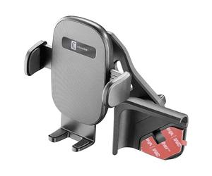 Cellularline | Hug Screen - Tesla Car Holder - Support Universel pour Smartphone pour Tesla - Noir