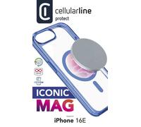 Cellularline Iconic MAG MagSafe Case pour Apple iPhone 16e Blue