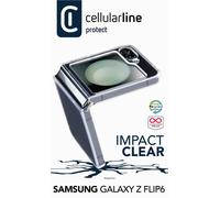 Cellularline Impact Clear Case - Galaxy Z Flip6 / Z Flip7 FE Étui transparent ultra-protecteur Samsung Galaxy Z Flip6