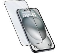 cellularline - Impact Glass Capsule - iPhone 15 Plus / 15 Pro Max - Verre Trempé avec cadre noir