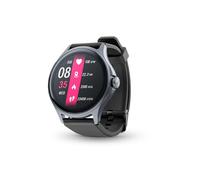 Cellularline - ION Pro Round - Smartwatch Bluetooth® avec Application - Écran 1,38" - Réponse aux appels - Étanche et Dustproof - Surveillance de l'activité Physique - Fonctionne avec App ION - Noir