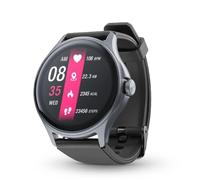 cellularline - ION Pro Round - Smartwatch Bluetooth® avec Application - Écran 1,38" - Réponse aux appels - Étanche et Dustproof - Surveillance de l'activité Physique - Fonctionne avec App ION - Noir