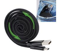 Cellularline Yo-Yo câble USB 1 m 2.0 USB C USB A Noir - Câbles USB (1 m, USB C, USB A, 2.0, Noir)