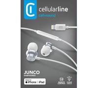 Cellularline JUNCO Écouteurs stéréo intra-auriculaires avec commande à distance