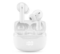 Cellularline Key TWS Bluetooth 5.4 Headset Blanc avec étui de chargement LED