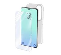 Cellularline Kit de Protection pour Smartphone Galaxy S26 avec Une Coque en Caoutchouc Souple Ultra-Fin et Verre trempé résistant Transparent