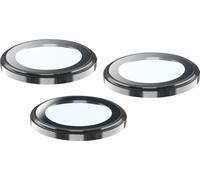 Cellularline Lens Ring - Verre de protection pour appareil photo 15 Pro et Pro Max - transparent