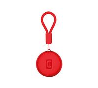 Cellularline localisateur d'objets Tracy Tag Dual Compatible avec l'application Localiser d'Apple et Google Find Hub, avec la Certification IP67 et Une Pile CR2032,Rouge
