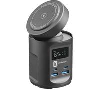 Cellularline MAG HUB - Station de charge MagSafe 4 ports (2xUSB-C 65W 2xUSB-A 22 5W) + Chargeur sans fil 7 5W