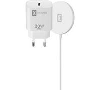 Cellularline Mag Kit Wireless Charger - iPhone 12 and later Base de rechargement magnétique sans fil pour système MagSafe et alimentation USB-C 20W
