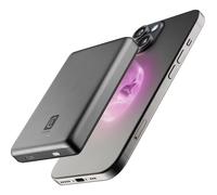 Cellularline Mag Lite 10000 Power Bank sans fil de 10000mAh compatible avec la technologie Mag Safe