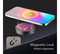 Cellularline Mag Vibe 3000 MAG VIBE est la batterie externe MagSafe de 3 000 mAh au design compact et rond, avec des graphismes colorés. Elle se fixe magnétiquement à l'iPhone pour une recharge sans f