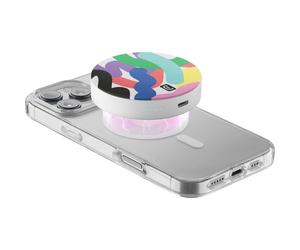 Cellularline Mag Vibe 3000 MAG VIBE est la batterie externe MagSafe de 3 000 mAh au design compact et rond, avec des graphismes colorés. Elle se fixe magnétiquement à l'iPhone pour une recharge sans f