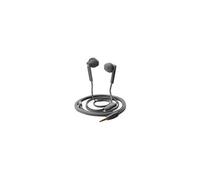 Cellularline Écouteurs MANTIS – filaire, micro, embout auriculaire – Jack 3,5 mm – Gris foncé