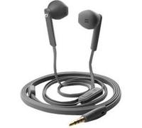 Cellularline Écouteurs MANTIS – filaire, micro, embout auriculaire – Jack 3,5 mm – Gris foncé