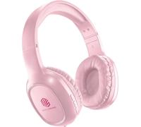 Cellularline Micro-casque supra-auriculaire Bluetooth, sans fil, filaire rose volume réglable, commande tactile
